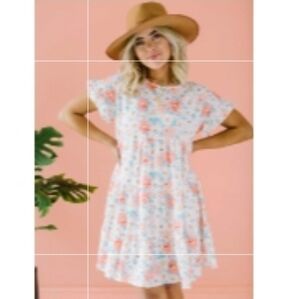 NWOT Flutter Sleeve Daisy Sundress